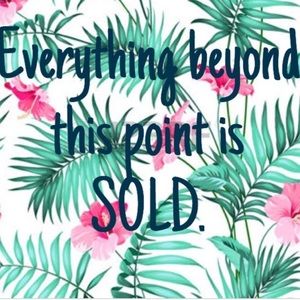 SOLD ITEMS ⬇️⬇️⬇️